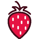 Strawberry emoji